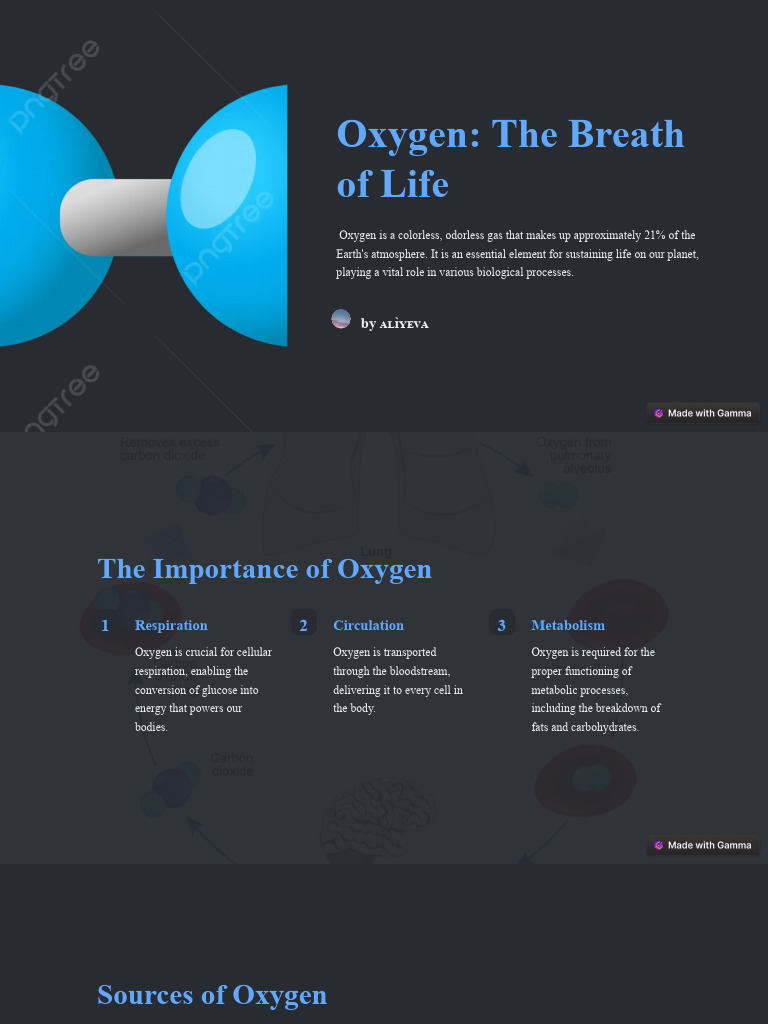 Oxygen: The Breath of Life | PDF | Oxygen | Respiratory System