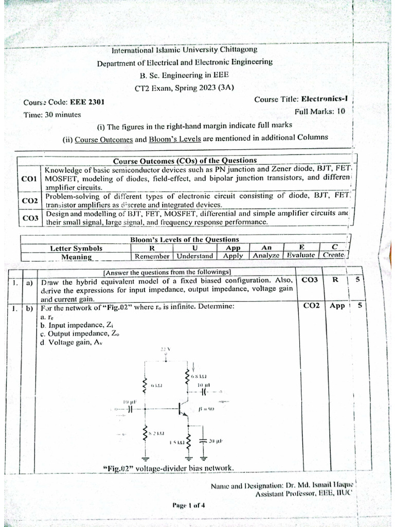 CT Question by DR Ismail Sir | PDF