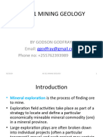 Lecture 1 - Mineral Exploration Processes