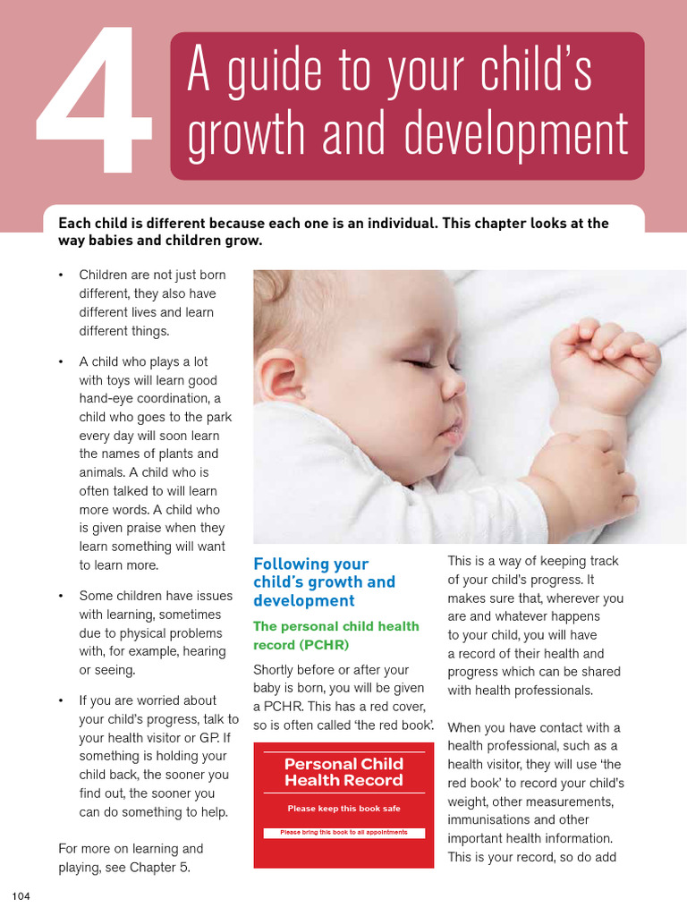 Birth To Five 2022 Chapter 4 Pages 104 To 123 | PDF | Infants
