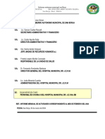 Informe Laboral de Dilma Mendoza