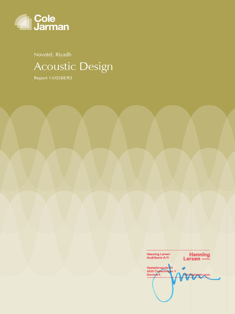 14-0588 R03 Acoustic Design T1 Issue | PDF | Duct (Flow) | Wall