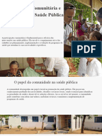 Participacao Comunitaria e Intervencoes em Saude Publica