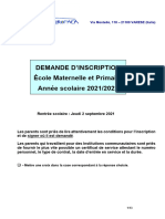 FR - Maternelle Et Primaire 2021 2022