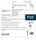 Evaluación Matemáticas - 1 Básico