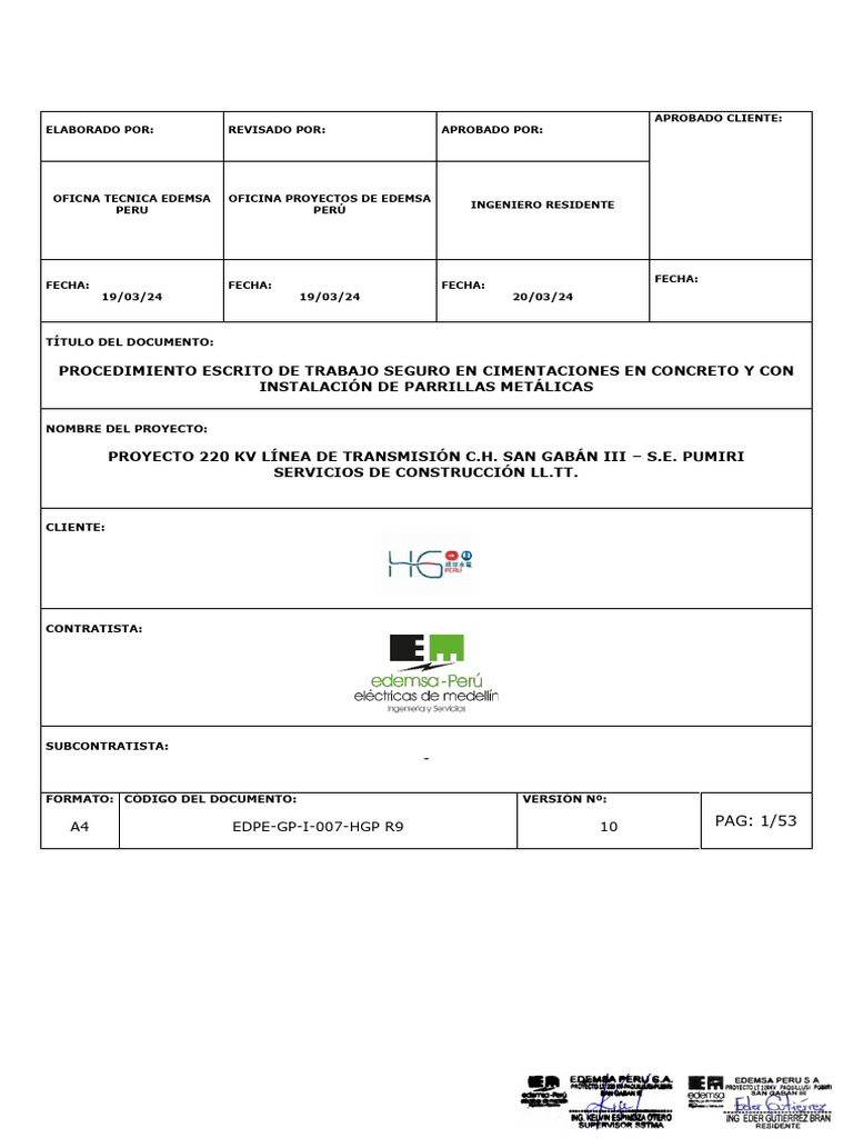 Edpe-Gp-I-007-Hgp R9 Cimentaciones en Concreto y en Parrilla Metálica ...