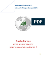 AdC 'Quelle Europe Dans Un, Monde Solidaire' 280224e A5