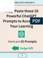10 Powerful ChatGPT Prompts