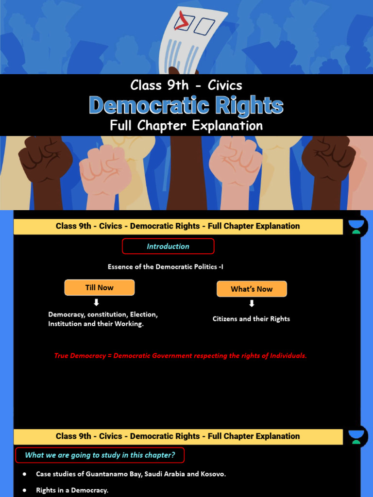 Democratic Rights | Download Free PDF | Human Rights | Rights