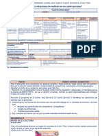 Sesion Com - IDENTIFICAMOS SITUACIONES DE MALTRATO EN UN CUENTO PERUANO