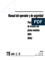 Manual Operario 800A y 800AJ