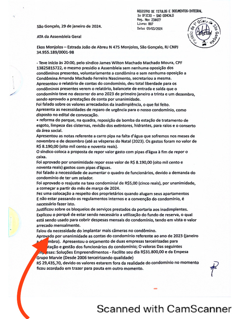 Ata 29 de Janeiro-1 | PDF