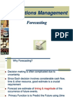 Operations Management: Forecasting