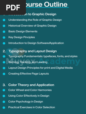 Muyex Academy Graphic Design Course Outline 2