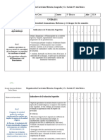 Organización Curricular Historia 8° 2024