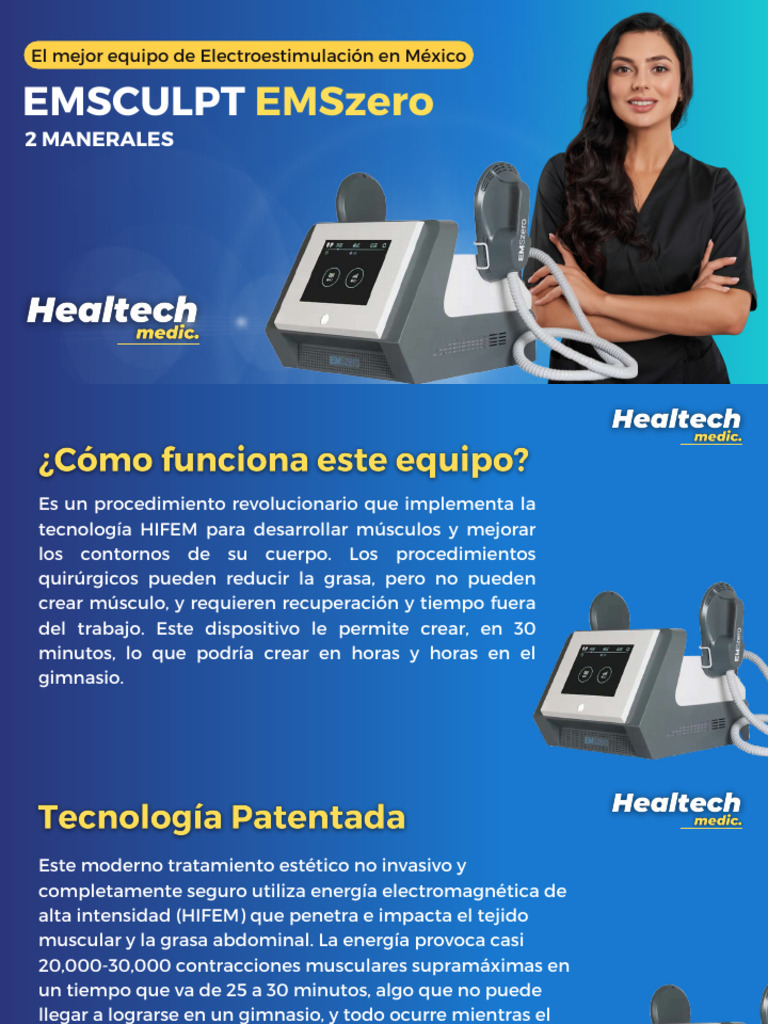 Beneficios y Precio de EMSzero EMSCULPT | PDF | Ciencia y matemáticas