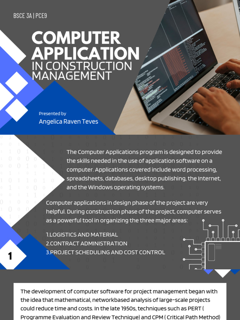 Pce9 Topic 12 Teves Bsce 3a | PDF | Project Management | Software