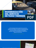 Reglamentación Aplicaciones Taxis