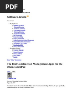 Download The Best Construction Management Apps for the iPhone and iPad - Software Advice Articles by Kinkai Chang SN73735505 doc pdf