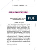 Searle - Qué Es Una Institución