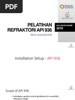 API 936: Refractory Installation Guide | PDF | Refractory | Concrete