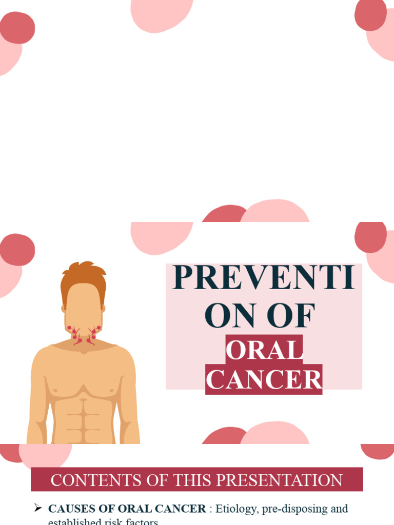 Oral Cancer Prevention Strategies | PDF | Planets | Cancer