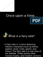 Once Upon a Fairy Tale: Comparing Versions of Cinderella