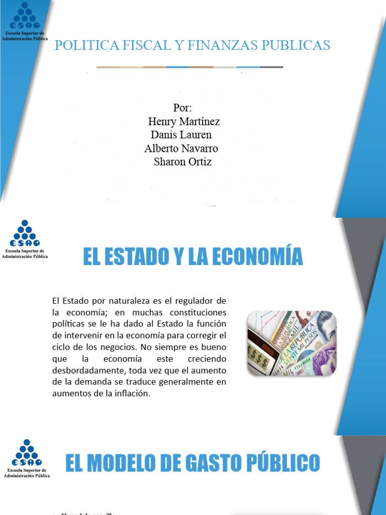 Política Fiscal y Finanzas Públicas en Colombia | PDF | La política ...