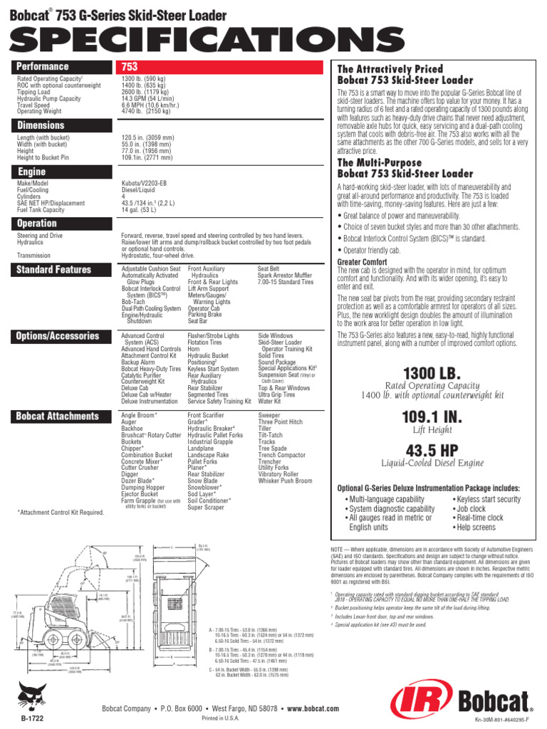 1999 BOBCAT 753 MANUAL PDF FREE DOWNLOAD visual data 8
