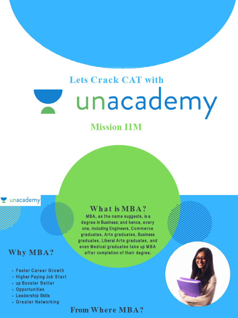 Unacademy Mba Pdf Format Pdf Student Assessment And Evaluation