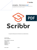 Scribbr Scriptie Template