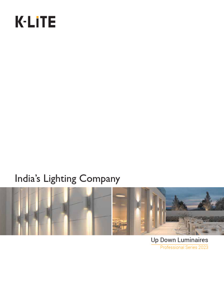 K Lite Up Down Lighters 2023 | PDF | Light Emitting Diode | Lighting