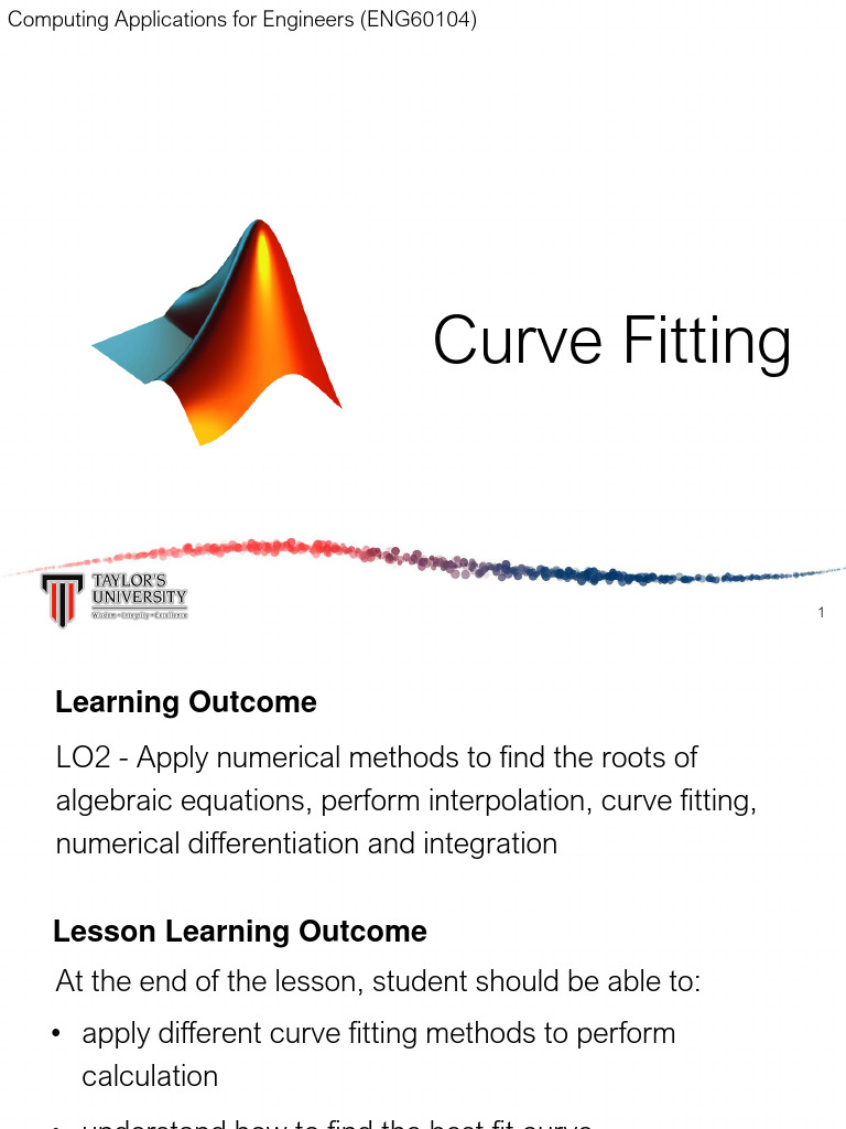 Curve Fitting Techniques for Engineers | PDF | Errors And Residuals ...