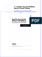 Full Ebook of Pathways 1 Answer Key 2Nd Edition Rebecca Tarver Chase Online PDF All Chapter