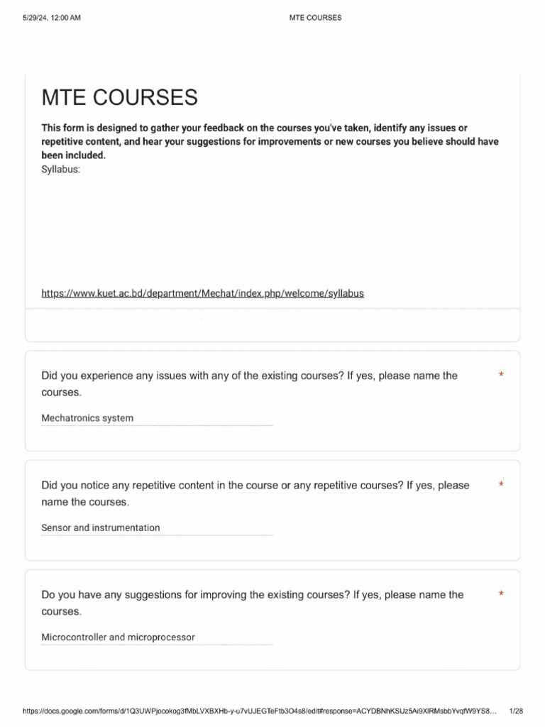 Mte Structure | PDF