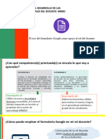 El Uso Del Formulario Google Como Apoyo Al Rol Del Docente