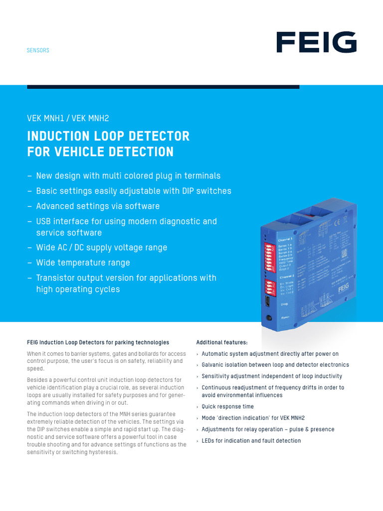 Data Sheet Sensors VEK MNH | PDF | Relay | Sensor