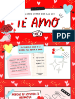 Presentación Historia de Amor San Valentín Ilustrada Beige