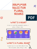 Grammar Rules For Plural Nouns