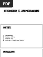 Introduction To Java Programming