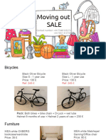 Moving Out Sale