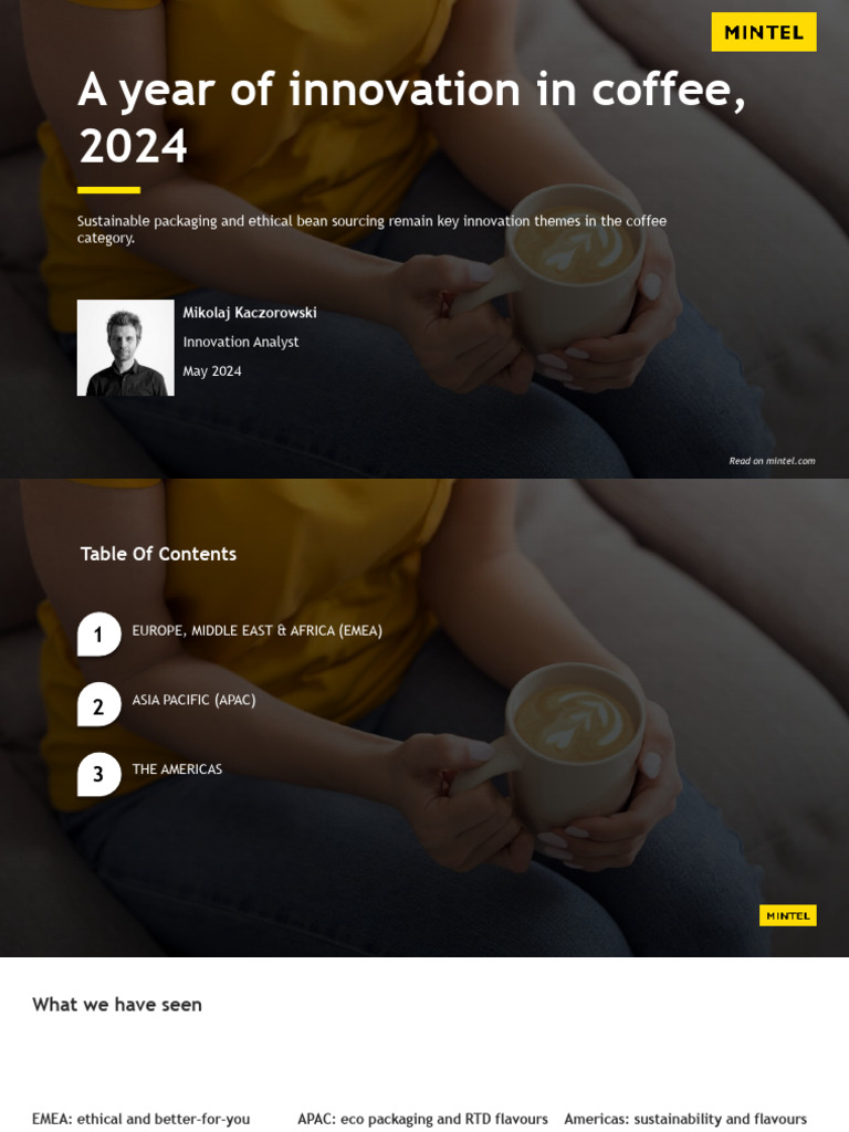 2024 Coffee Innovation Insights Report | PDF | Coffee | Drink