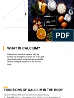 CALCIUM Presentation