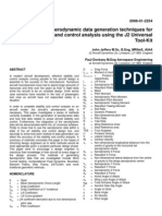 Cost benefits of aerodynamic data techniques for aircraft analysis