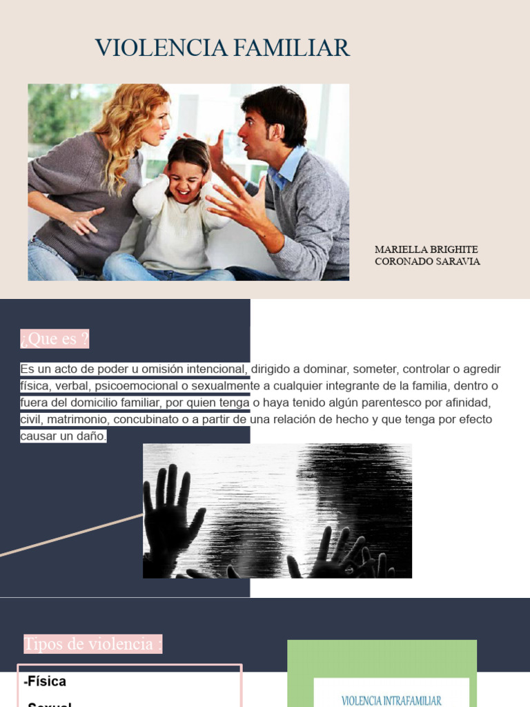 Violencia Familiar | PDF | Salud y bienestar | Estilo de vida