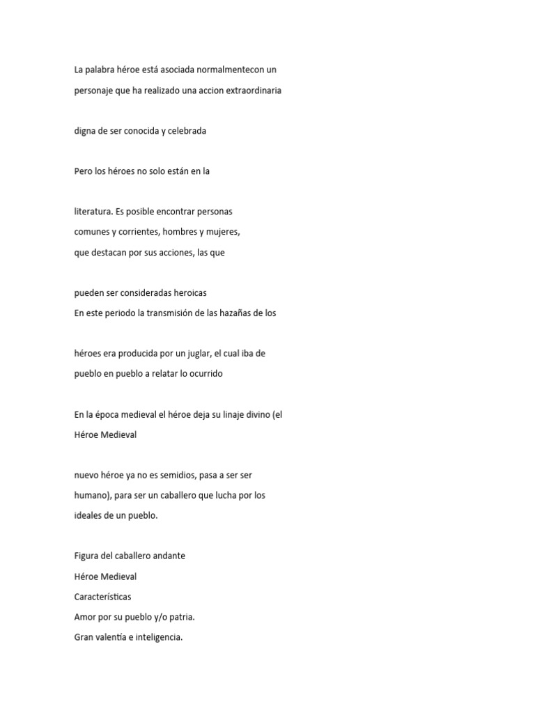 Evolución del Héroe en la Historia | PDF | Héroe