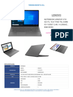 Notebook Lenovo V14 Iil, 14 HD, Intel Core I5-1035g1 1.00 3.60GHZ, 8GB DDR4, 1TB Sata, Video Independiente 2GB