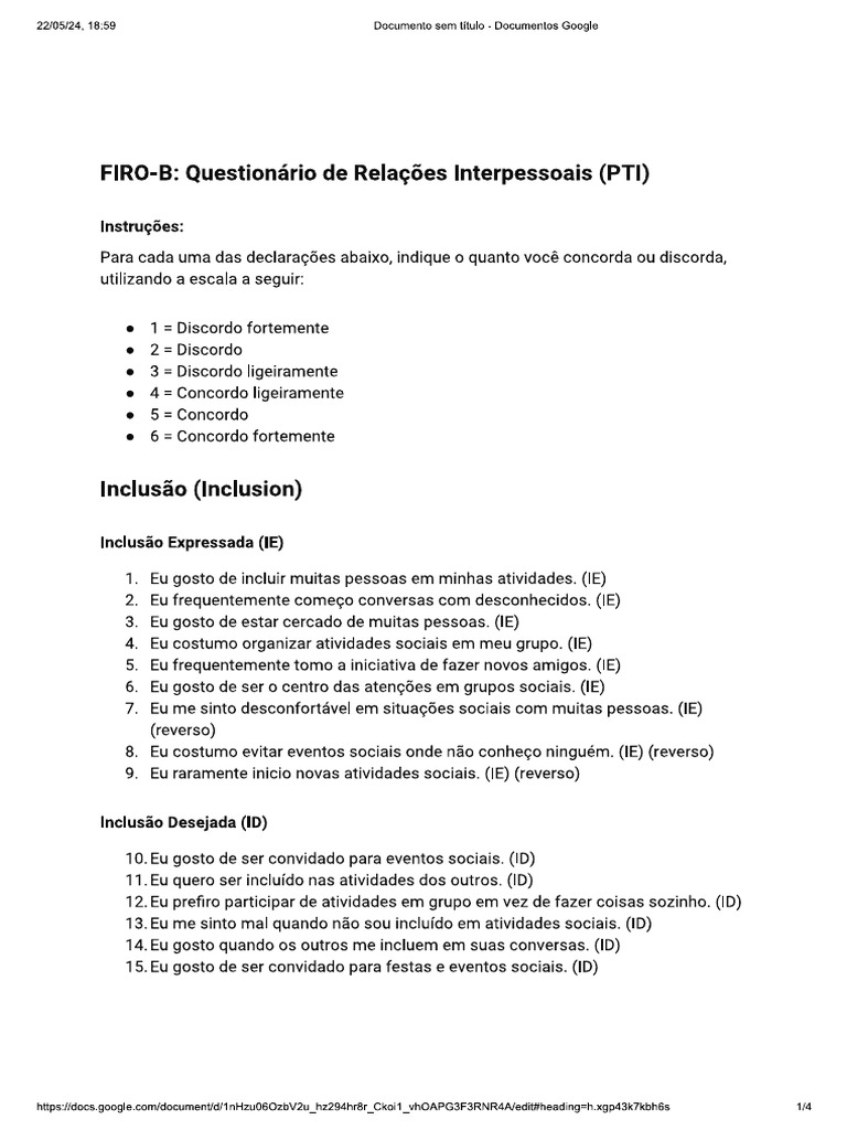 Firo B | PDF