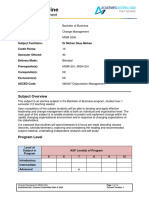 MD Summer 2023 BBUS - Change Management - Outline. MD