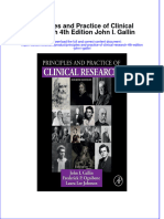 Full Ebook of Principles and Practice of Clinical Research 4Th Edition John I Gallin Online PDF All Chapter